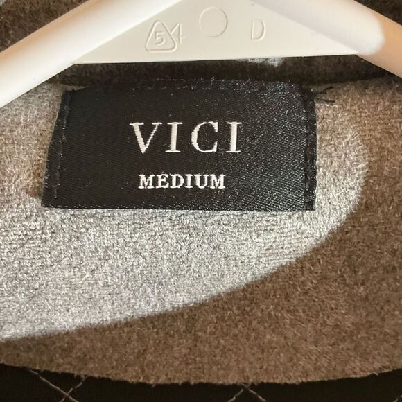 VICI Grey Moto Jacket, Medium. Mint - Picture 14 of 15